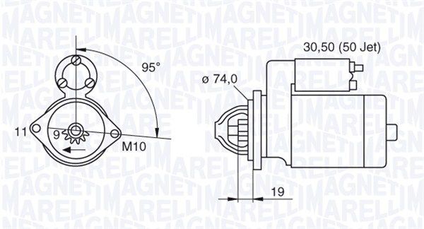 MAGNETI MARELLI Starter 063280048010